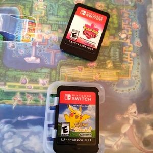 Pokemon Shield & Let's go pikachu(Bundle)